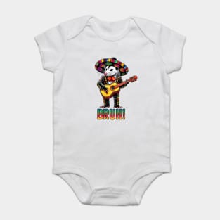 Mariachi Possum Cinco De Mayo Bruh! funny design Baby Bodysuit